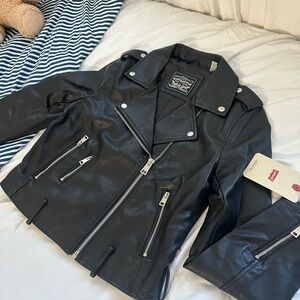 Levi's Black Leather Jacket